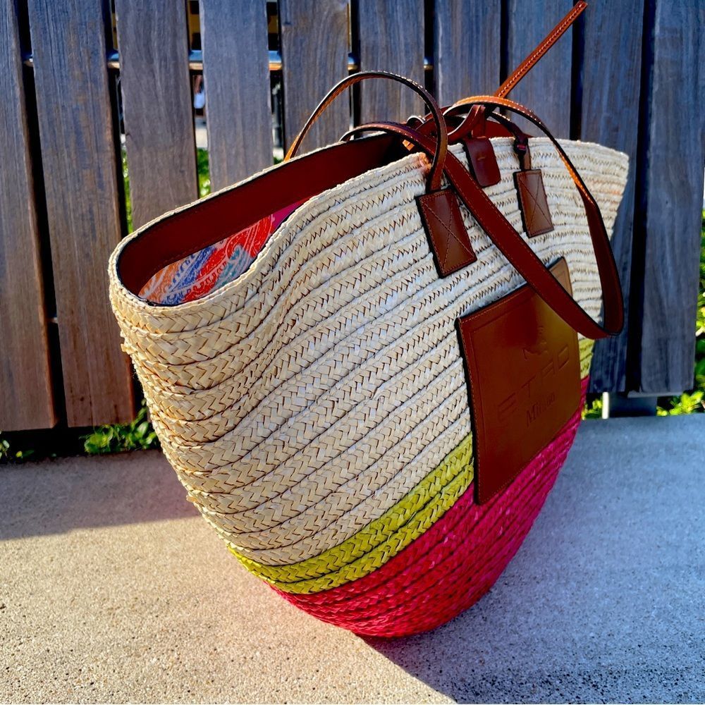 NEW ETRO BAG Tote Beach bag shopper - Picture 4 of 5